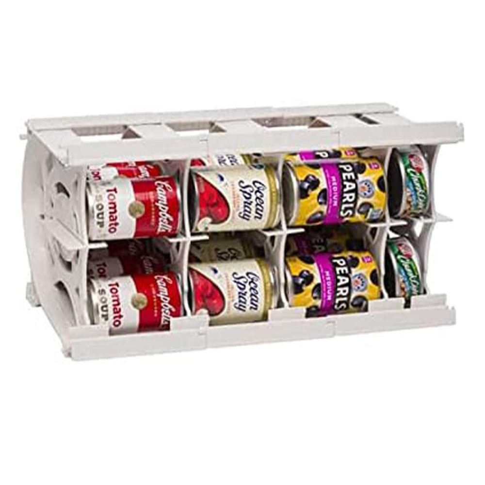 Shelf Reliance Cansolidator Holds 20 Cans w/Rotation & Adjustable System. NEW